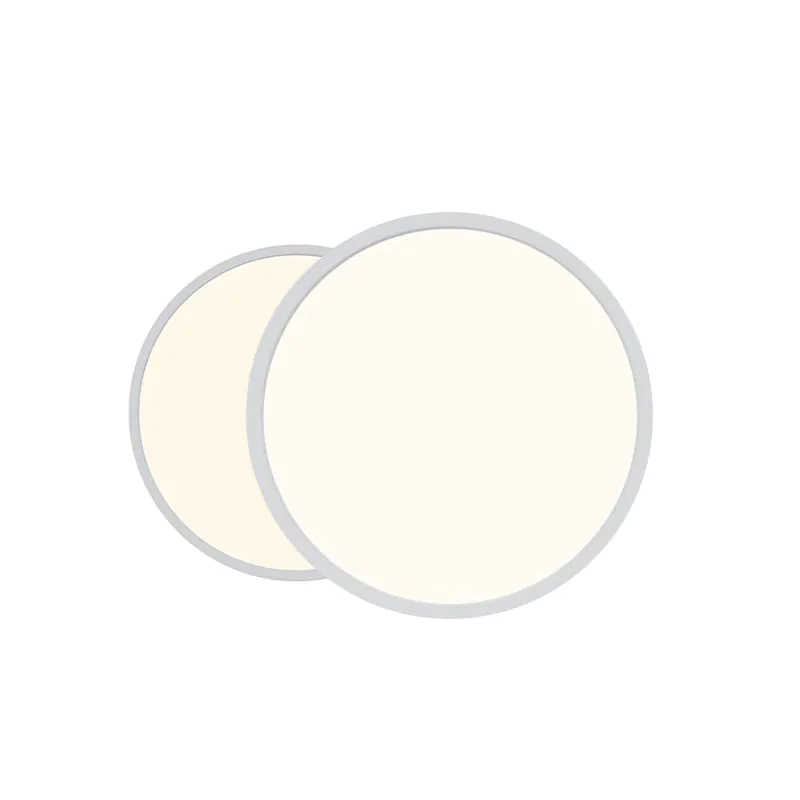 Taklampor med platt design