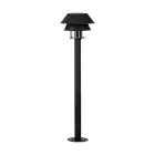 Eglo Piedestallampa Chiappera Stål Svart | 330mm - IP54 - Passande för 1x E27